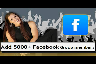 promoting facebook group to add 5000 new members