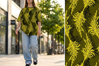 design floral seamless patterns and professional textile print designs
