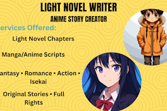 write an engaging anime light novel or manga style story