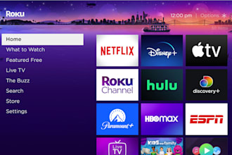 develop and launch a custom roku sdk scenegraph TV app or channel