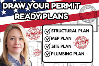 do usa city permit drawing license engineer, usa blueprint california permit
