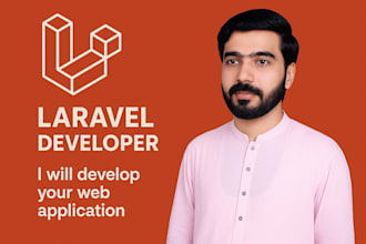 develop a modern, responsive PHP laravel web application