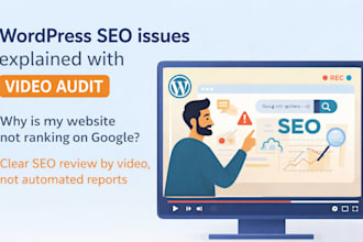 explain why your wordpress site is not ranking SEO video audit