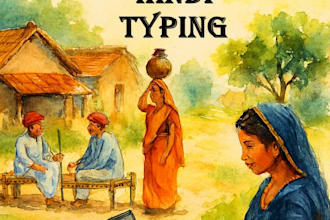 provide accurate data entry, typing, formatting, designing in english hindi