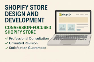 design and build a fully functional shopify store