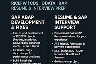 develop custom sap abap solutions enhancements