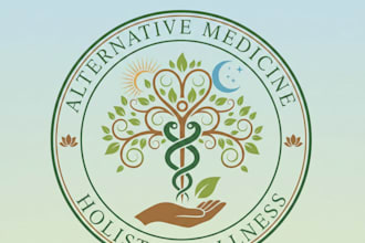 design a unique alternative medicine logo for your brand