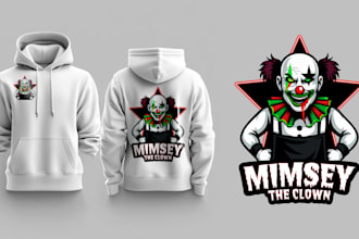 make trendy streetwear hoodie design with mockup