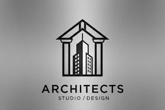 design a professional architect logo for your firm or brand