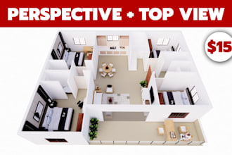 create 3d floor plans with furniture