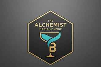 design a bold and stylish bar logo