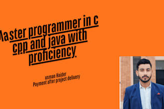 master programmer in c cpp and java with proficiency