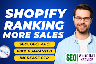 boost shopify sales, promote store seo,  optimize serp CTR