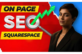 optimize on page SEO for squarespace, wordpress, and wix