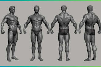 create zbrush sculpt for 3d printing, miniatures, 3d sculpting toy, 3d modelling