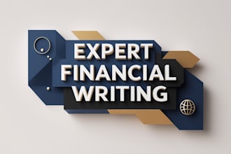 write finance blogs and articles for you