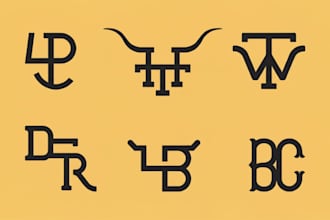 do vintage western style cattle brand ranch cowboy and livestock branding logo