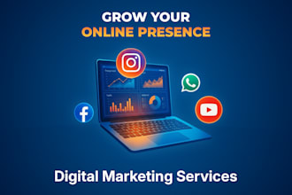 handle your digital marketing and social media content design for your business