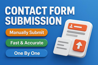 help you with contact us forms submissions manually