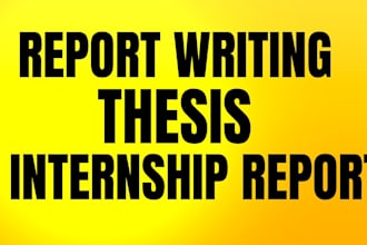 help to write assignments, case studies and internship reports