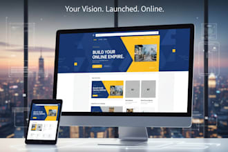 build your custom business website online