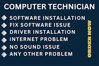 install software, windows fix, repair, mac, computer, laptop remotely