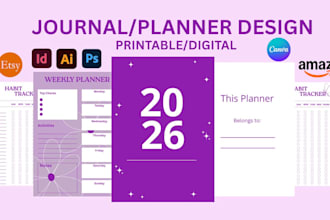 design printable women selfcare planner, digital christian prayer tracker kdp