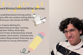 write a compelling story as a award winning published writer
