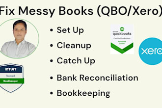 do cleanup catch up bookkeeping quickbooks online and xero