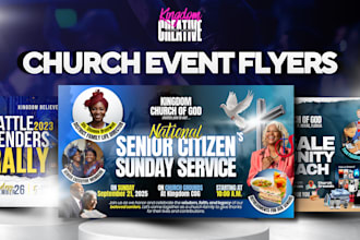 design a flyer for your church event