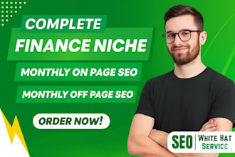 do finance SEO for crypto, forex, fintech and investment websites