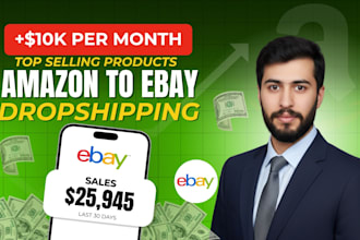 do amazon to ebay dropshipping and list winning high demand products
