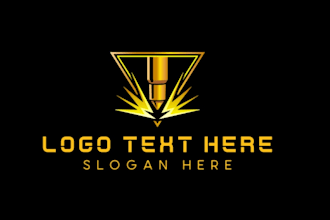 create creative and good looking laser logo design