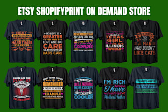 etsy pod shop setup etsy print on demand etsy printify printful print on demand