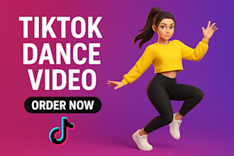 female tiktok dancer for viral trend dance videos and professional content