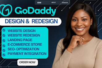godaddy website design godaddy website redesign develop godaddy website