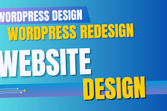 design and redesign wordpress website