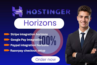 hostinger horizon stripe paypal btc google pay razorpay payment integration