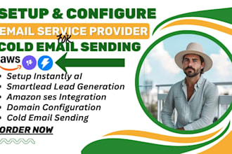 setup instantly ai, smartlead, amazon ses for cold email outreach bulk sending