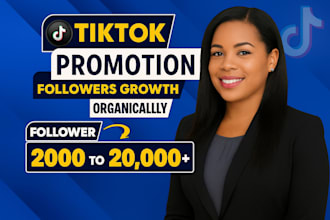 manage tiktok marketing and promotion for organic follower growth