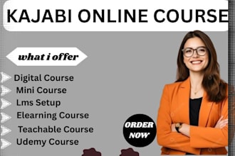create online course content video course creation   lesson plan, thinkific