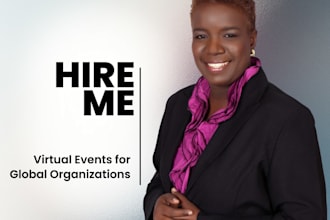 plan and host virtual events for global organizations