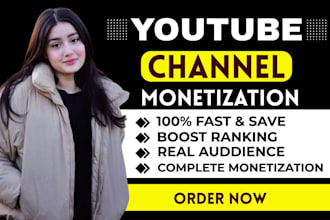 complete youtube promotion for monetization