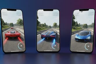 develop an ar racing challenge game with real world tracks
