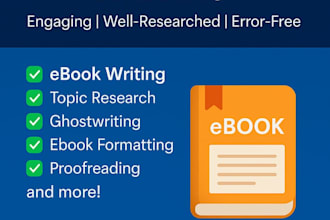 write and design a professional e book for your business and brand