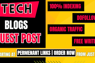 publish tech guest post with real outreach for SEO
