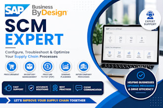 configure, troubleshoot, and optimize sap business bydesign scm