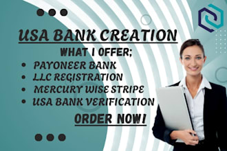 do USA bank creation for USA llc owners mercury wise stripe bank