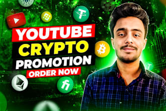 promote your crypto, nft project on my youtube channel