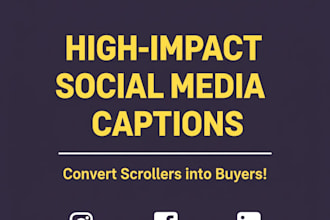 write engaging and high converting social